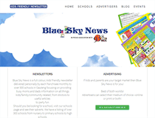 Tablet Screenshot of blueskynews.co.za